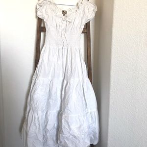 WHITE PERUVIAN DRESS
